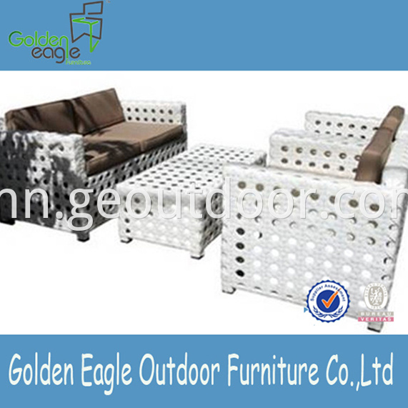 Aluminium Garden Sofa Furniture VIRI Wicker